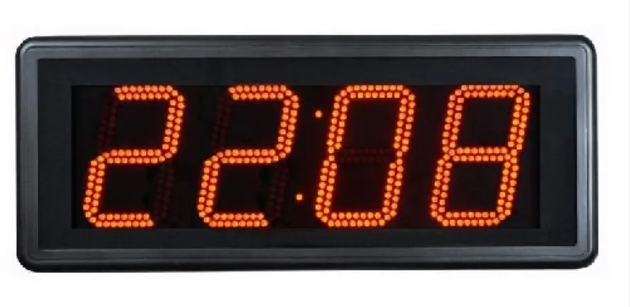 Đồng hồ điện tử hiển thị 22:08