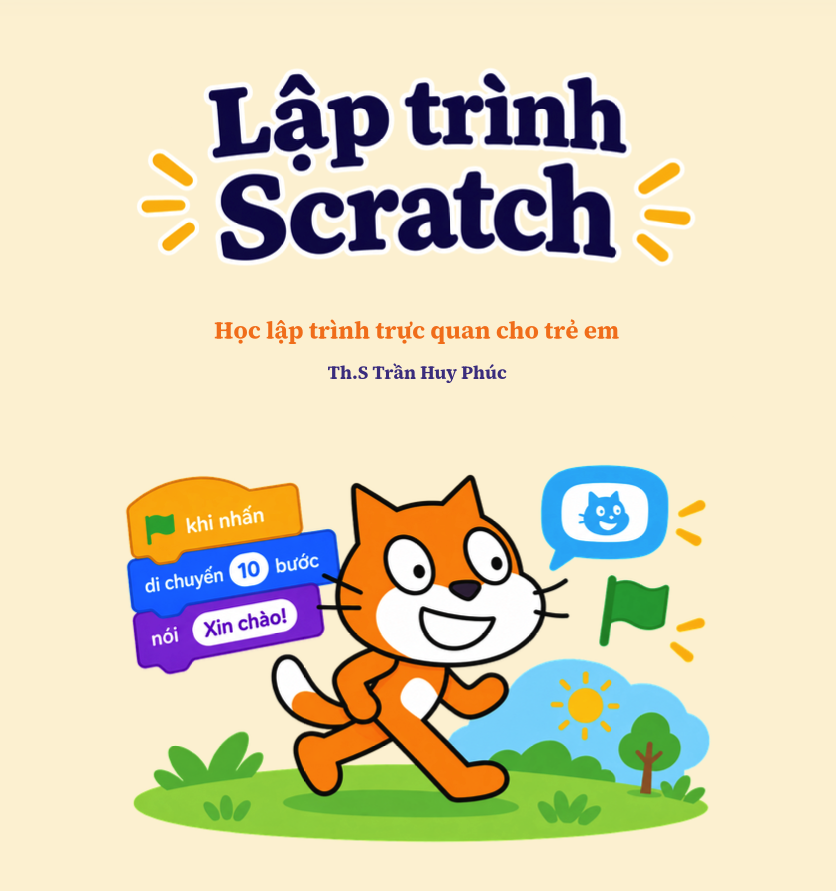 Bìa tài liệu Lập trình Scratch - Bumbii Academy